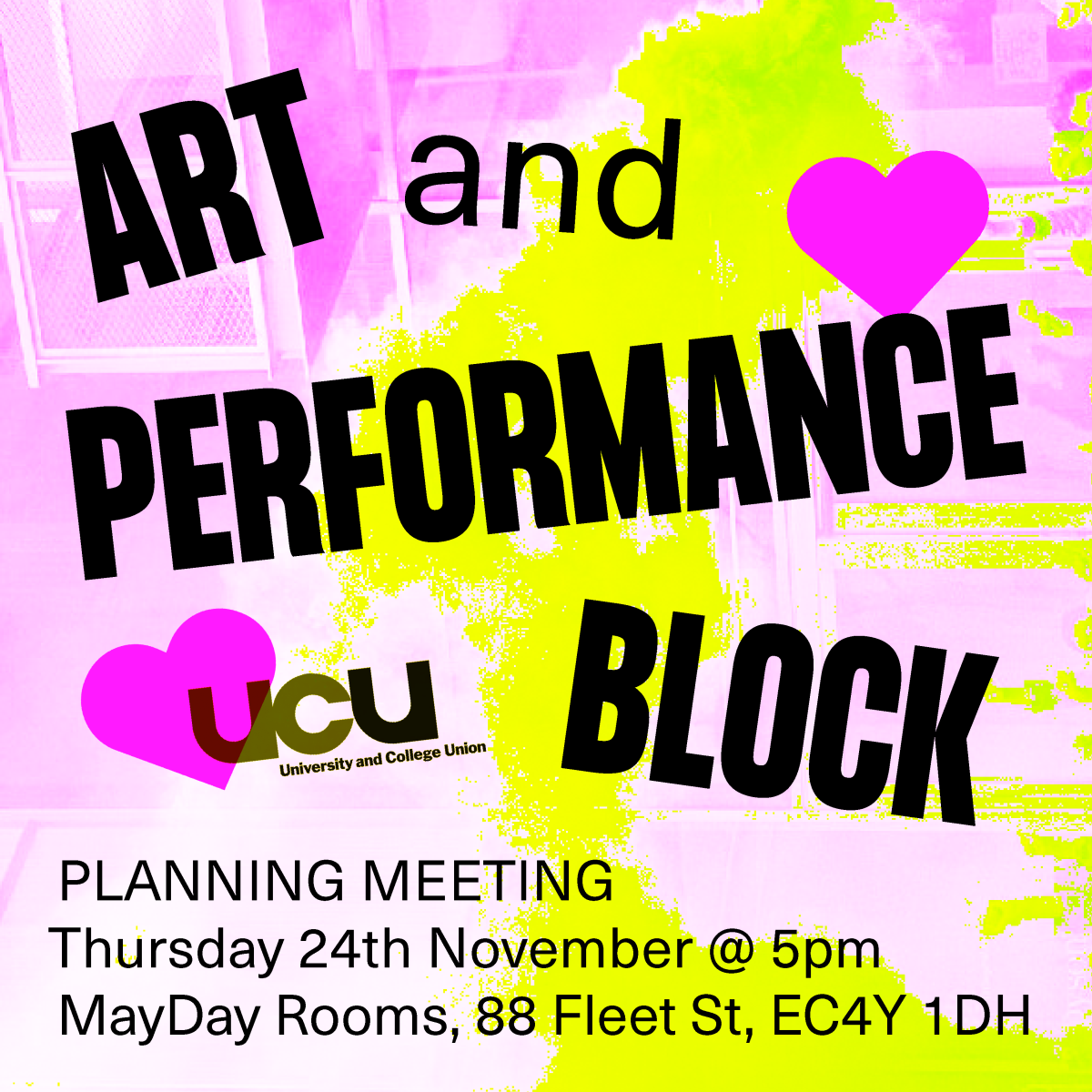 Art and Performance Block Planning Meeting